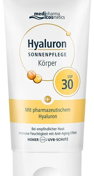 Крем солнцезащитный Medipharma cosmetics Hyaluron для тела SPF 30 150мл