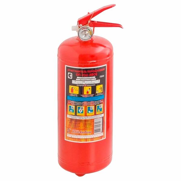 Огнетушитель Ярпожинвест ОП-2 З порошковый ABCE-01