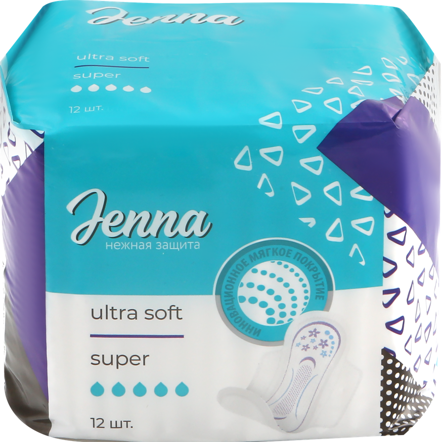 

Прокладки гигиенические Jenna Ultra Soft Super 12 шт