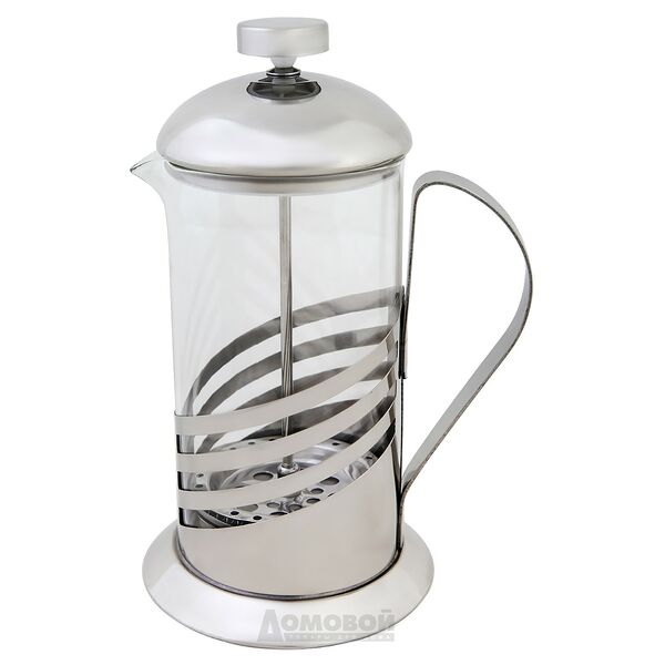 Френч-пресс Bent, 0.6 л, стекло/нерж. сталь