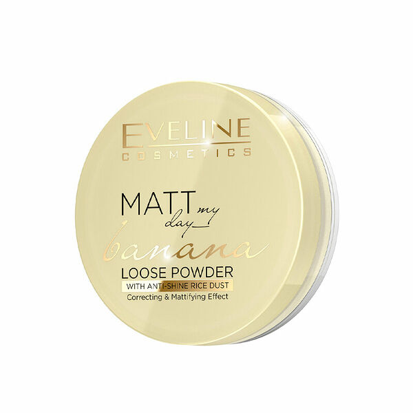 Пудра EVELINE Matt My Day Loose Powder Banana транспарентная матирующая, 6 г