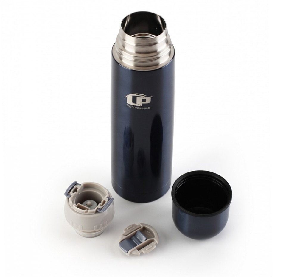 

Термос LP стальной Mercury Blue, 1 л, Китай