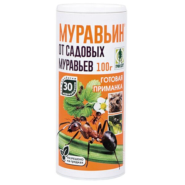 Средство защитное от садовых муравьев Муравьин, 100 г