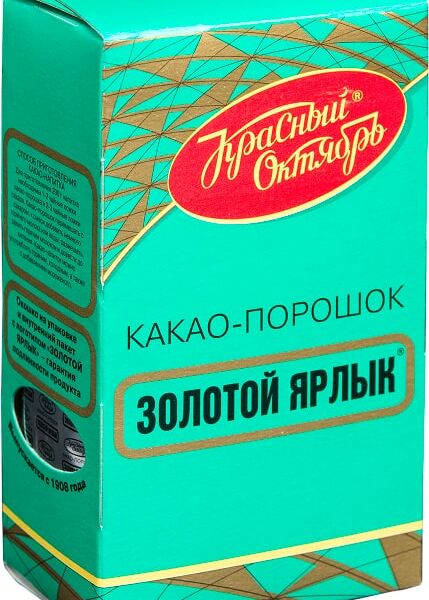 Какао-порошок Золотой ярлык 100г