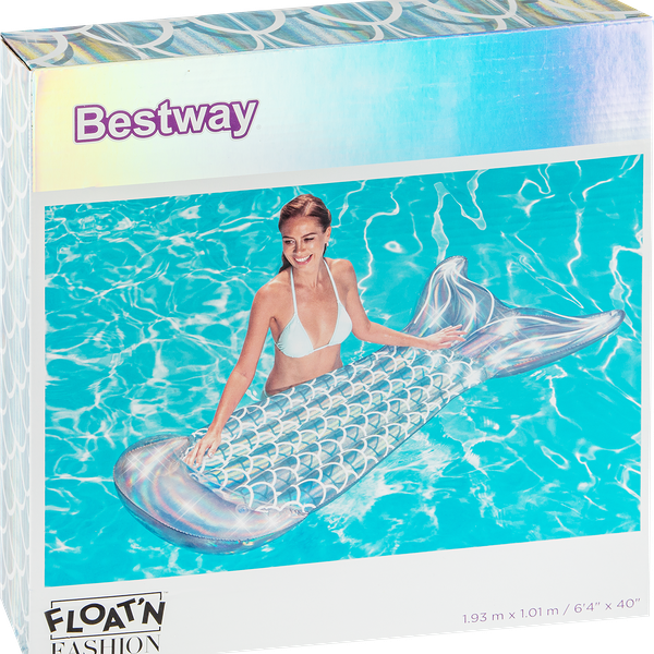 Матрас для плавания BESTWAY Русалка 177х89х20см, Арт. 43413