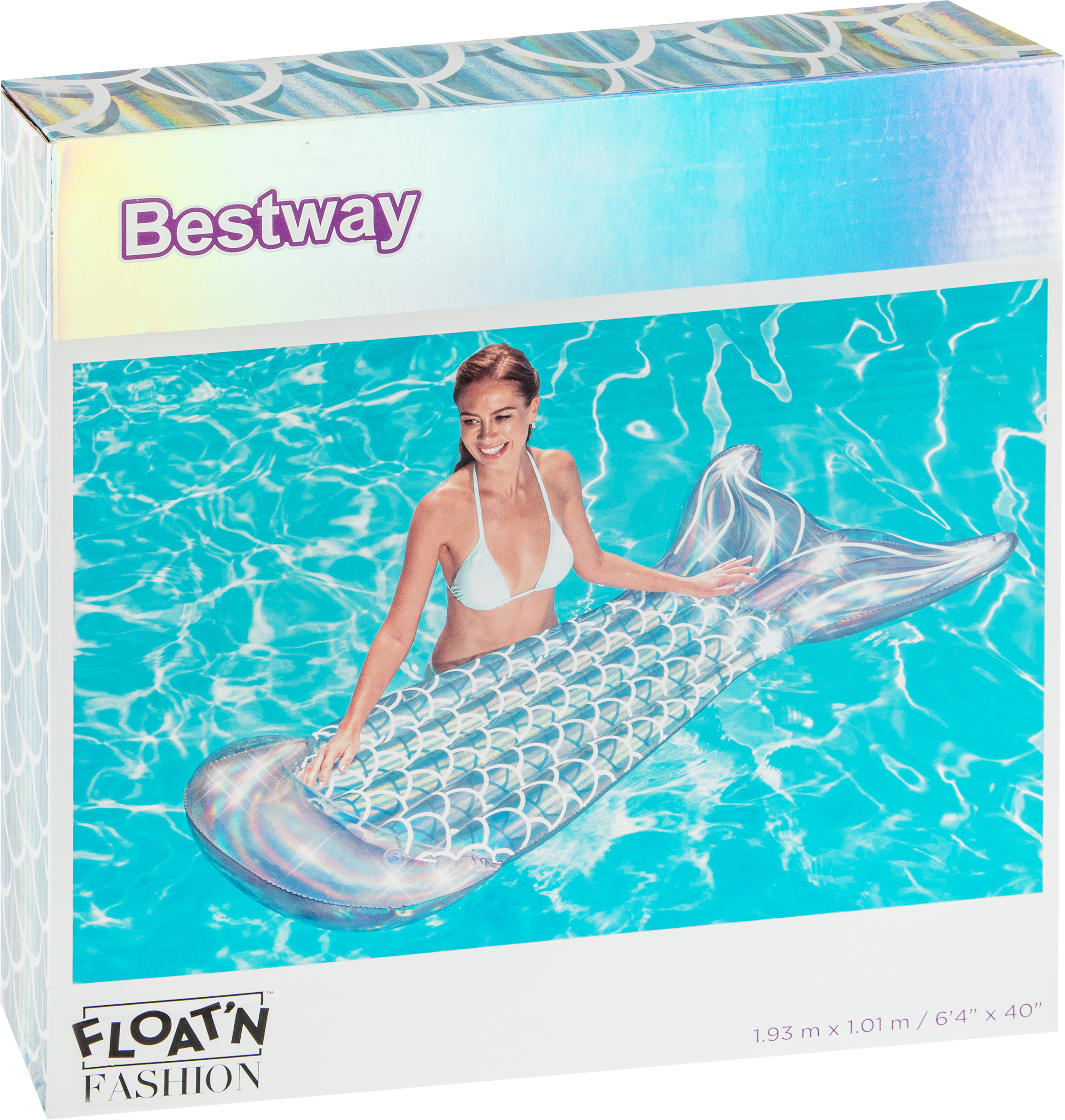 

Матрас для плавания BESTWAY Русалка 177х89х20см, Арт. 43413
