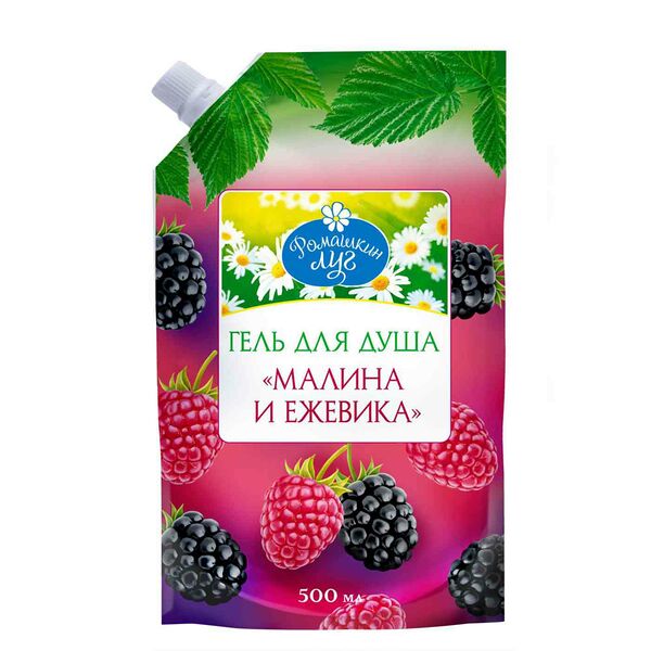 Гель для душа Ромашкин луг Малина и ежевика 500 мл