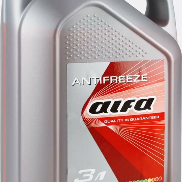 Антифриз Alfa красный, 3 л