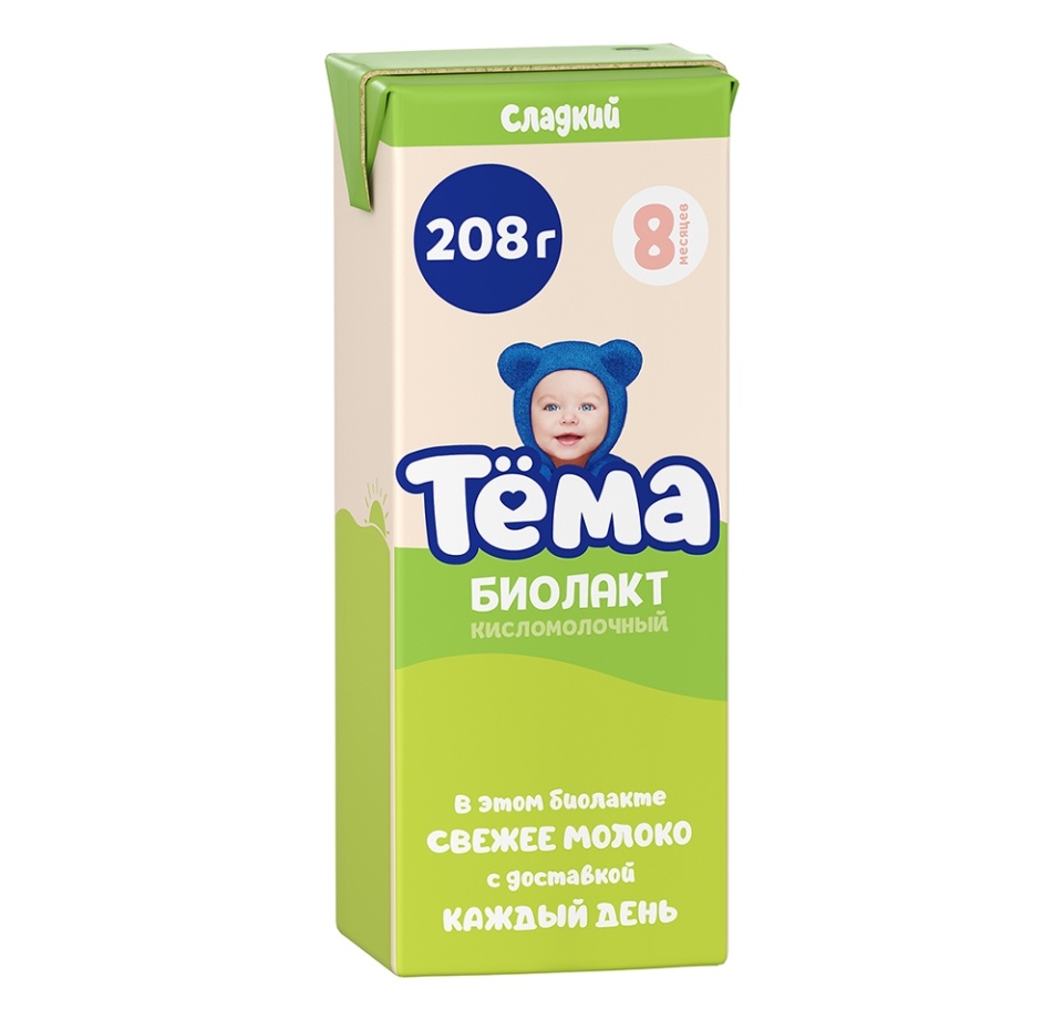 

Биолакт для детей Тёма сладкий 3.2% 208 г