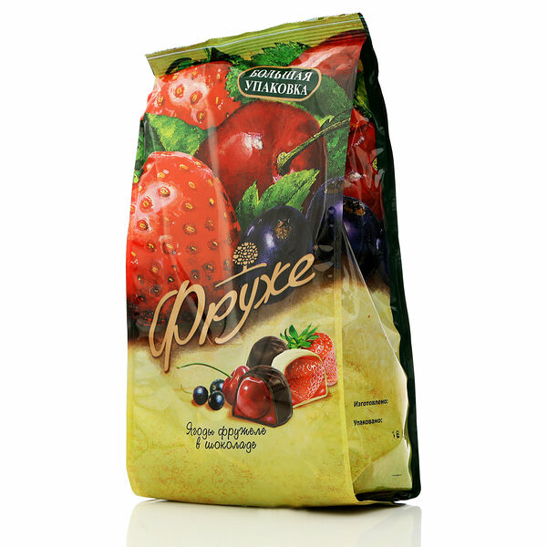 Конфеты глазированные Ягоды фружеле в  шоколаде TM Фруже