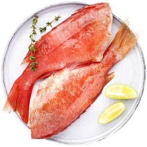 Окунь морской потрошёный без головы красный свежемороженый