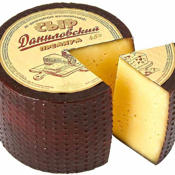 Сыр полутвердый Даниловский маслосырзавод Даниловский Премиум 45%