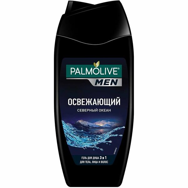 Гель для душа и шампунь Palmolive Men Освежающий Северный океан 3 в 1