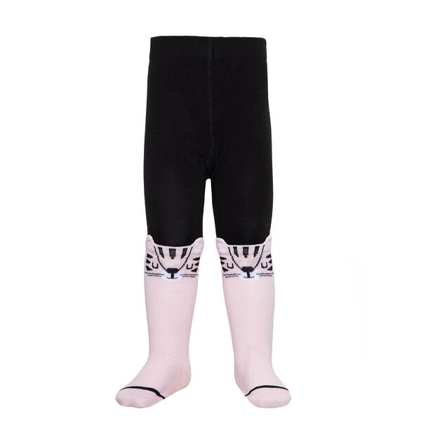 Колготки детские Conte-kids tip-top, р.104-110 (16), 572 черный-светло-розовый  17С-60СП
