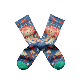 Носки унисекс Lion Abyss высокие, Bonne Maison, размер 42-44, Франция