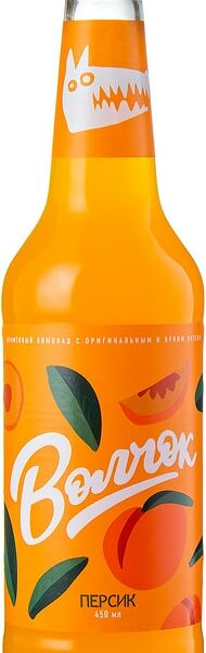 Напиток Волковская пивоварня Волчок Персик 450мл