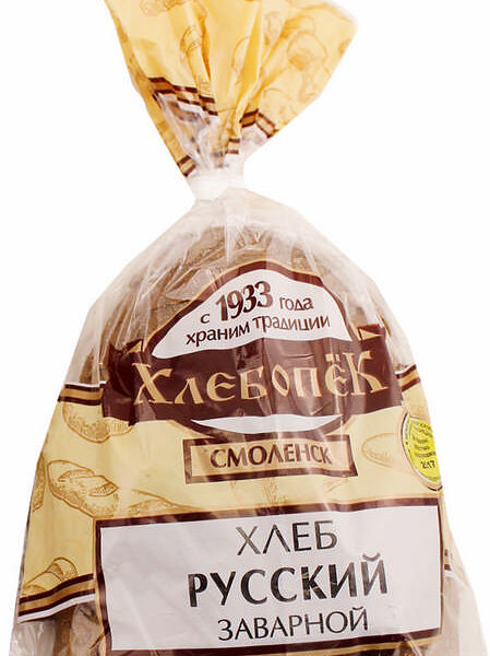 Хлеб Хлебопек Русский заварной в нарезке