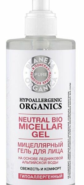 Мицеллярный гель Planeta Organica Pure Свежесть и комфорт