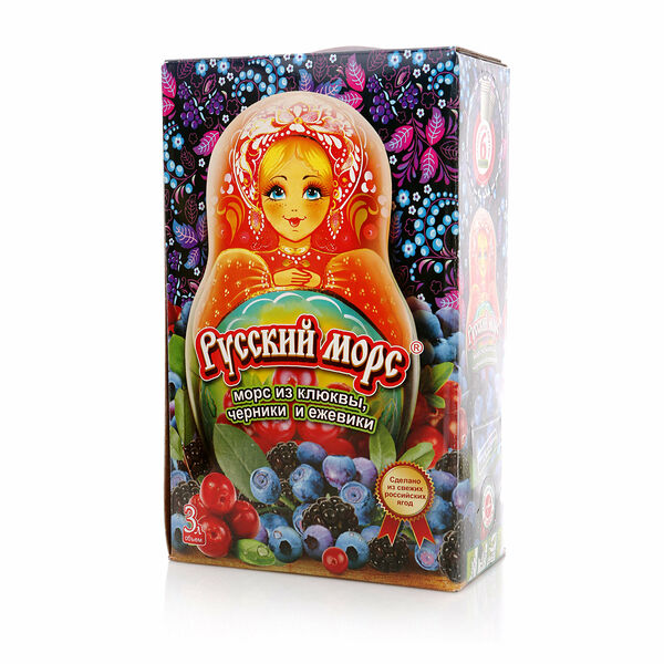 Морс из клюквы, черники и ежевики Русский морс