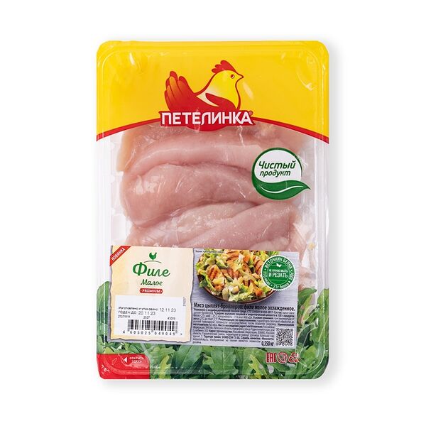 Филе цыплят Петелинка малое охлажденное, 550г