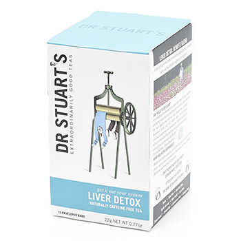 Чай травяной пакетированный для очищения печени, Dr Stuart, 15 пакетиков, Шри-Ланка