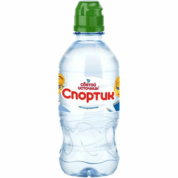 Вода Святой источник Спортик артезианская йод-калиевая высшей категории негазированная, 330мл