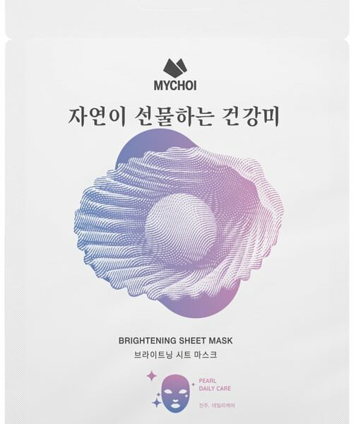 Маска для лица Mychoi Естественное сияние с жемчугом 25г