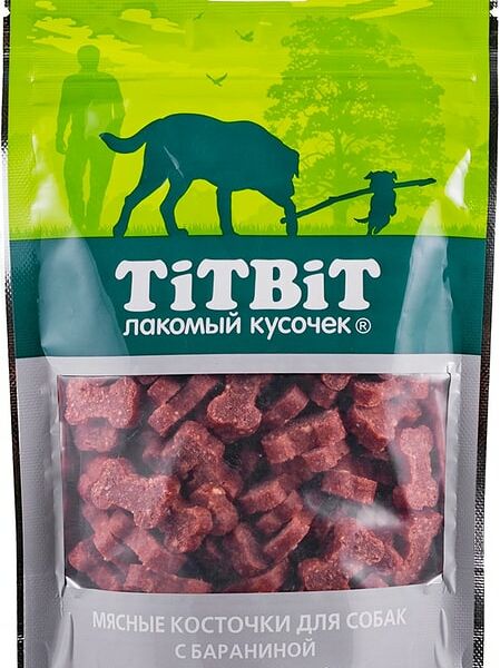 Лакомство для собак TiTBiT Косточки мясные с бараниной 145г