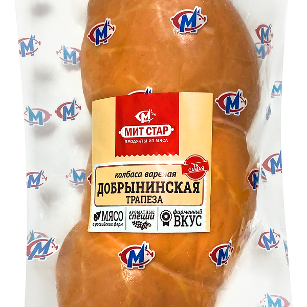 Колбаса Мит Стар Добрынинская трапеза вар н/о вес до 1.0кг