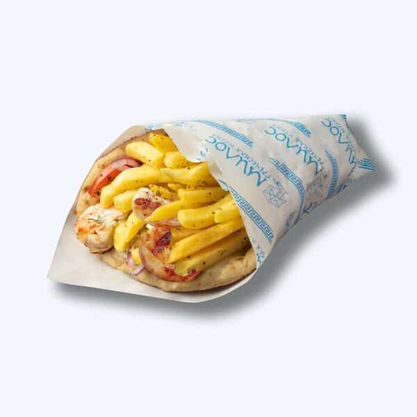 Гирос с креветками