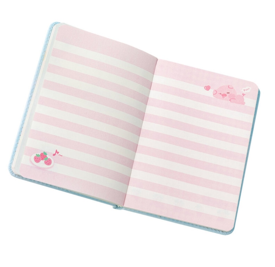 

Блокнот плюшевый сквиш «Шиба Ину I Like Shiba», А5, белый