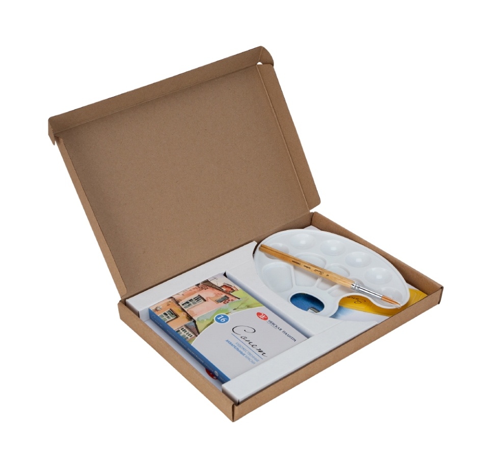 

Набор художественных материалов Сонет Акварель 5 предметов