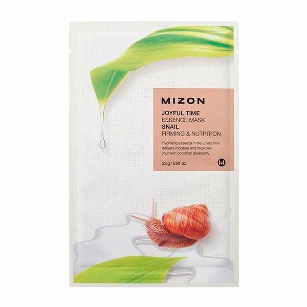 Маска для лица с муцином улитки коллагеном Joyful Time Essence Mask Mizon
