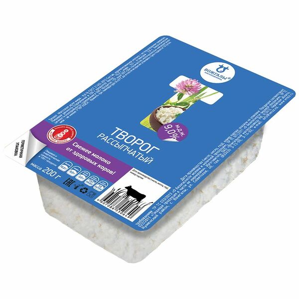 Творог Вожгалы 9% 200 г