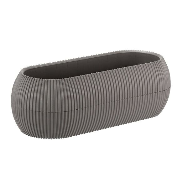 Кашпо IDEA Пиканто овальное 1.3 л серый