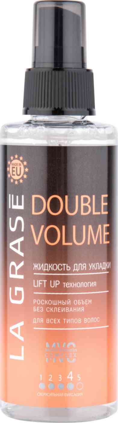 

Жидкость для укладки волос La Grase Double Volume сверхсильная фиксация