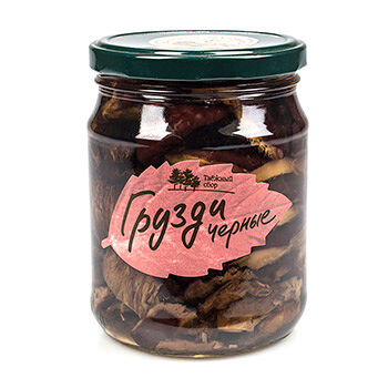 Грузди чёрные соленые Кедровый бор 500г