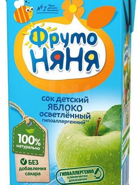 Сок ФрутоНяня Яблоко