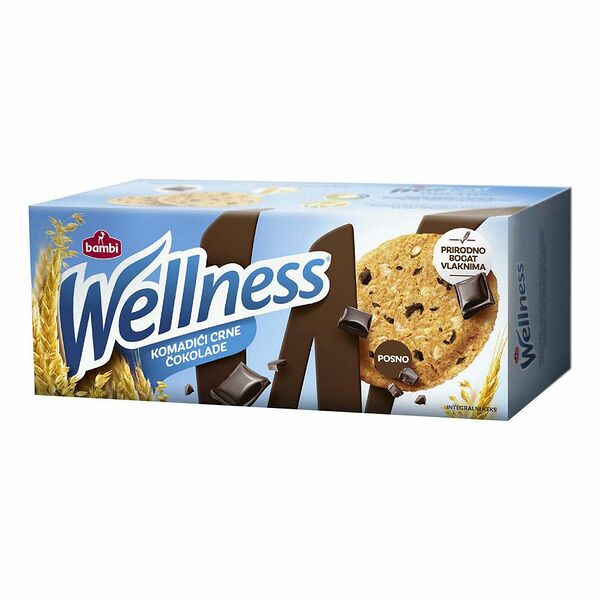 Печенье Wellness с шоколадом и витаминами