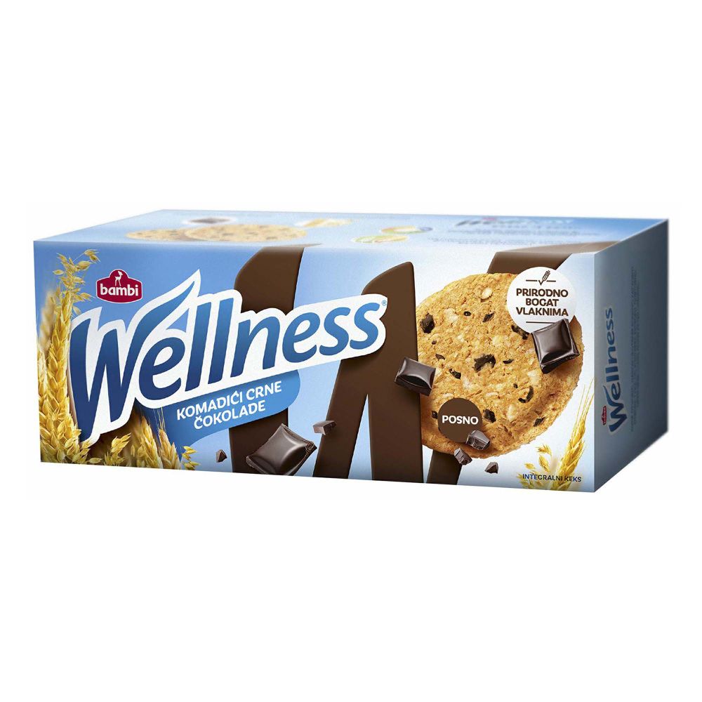 

Печенье Wellness с шоколадом и витаминами 210 г