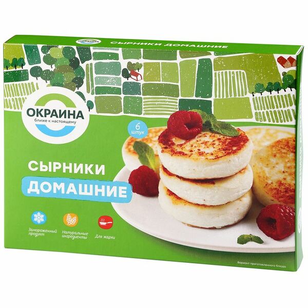 Сырники Окраина Домашние замороженные 360 г