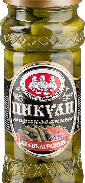 Пикули Скатерть-самобранка маринованные Деликатесные 580мл