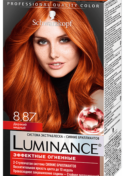 Краска для волос Luminance, оттенок 8.87 Дерзкий медный 165 мл