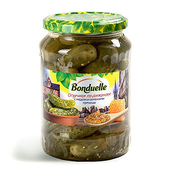 Огурцы маринованные Bonduelle, по-дижонски 720 мл