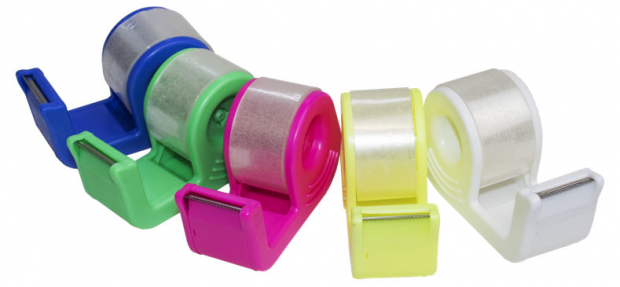 

Клейкая лента Луч в диспенсере 24 мм 20 м цвет в ассортименте