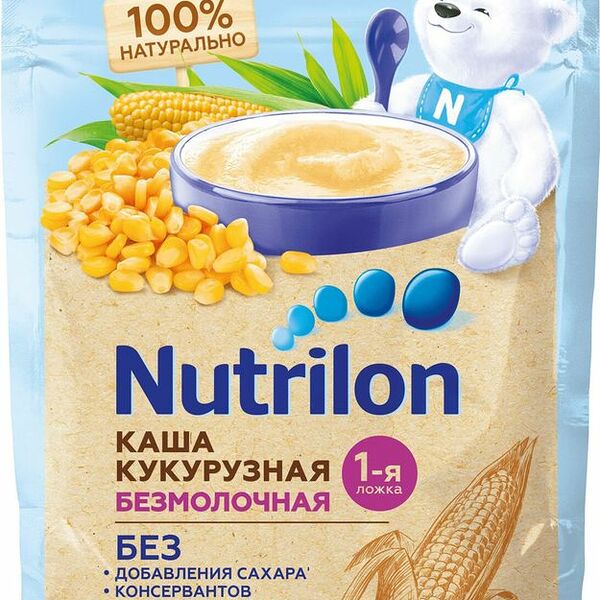 Каша Nutrilon безмолочная кукурузная с 5 месяцев, 180г