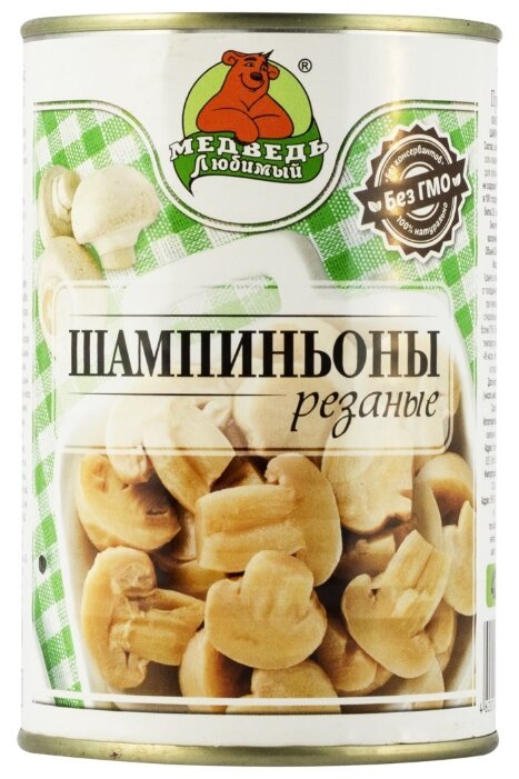 

Шампиньоны Медведь любимый резаные