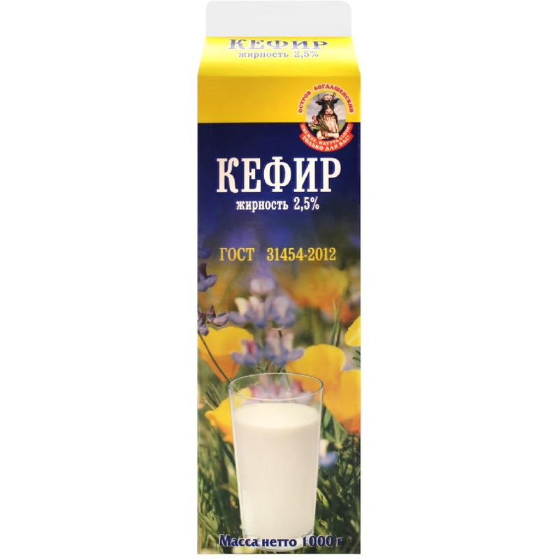 

Кефир Остров богдашенский 2.5%, 1 кг