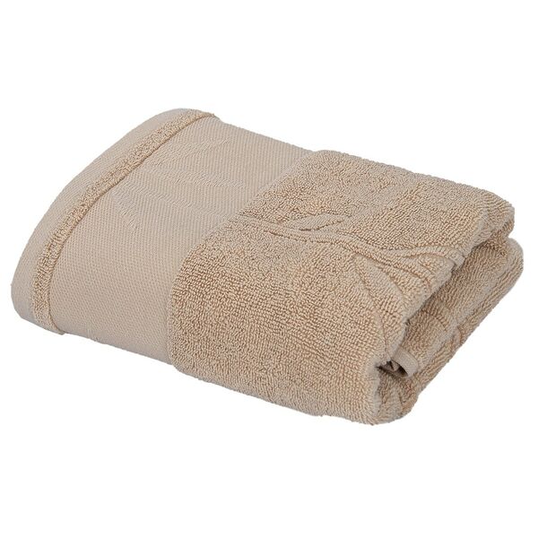 Полотенце махровое ДМ-Текстиль Olive, хлопок, бежевый, 50х90 см