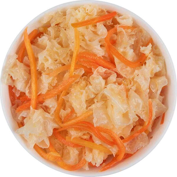 Салат из гребешков с морковью